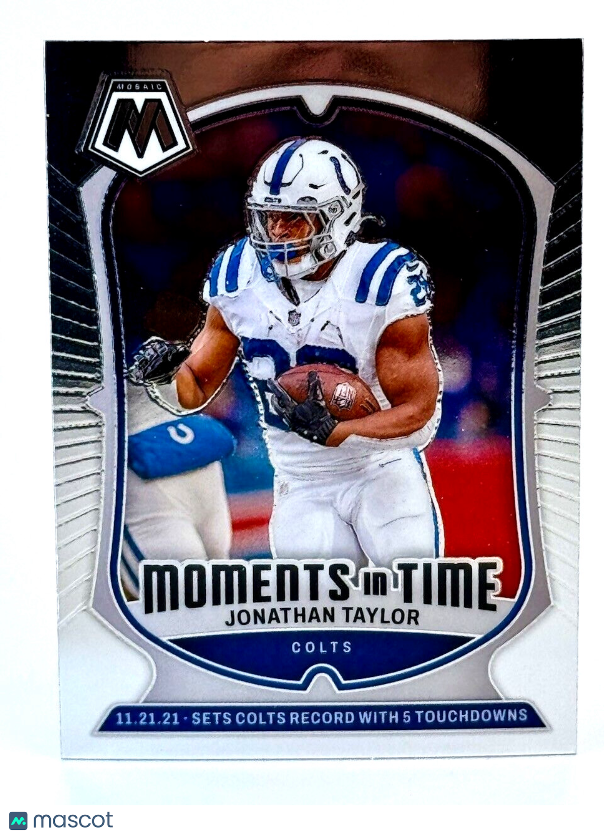 2024 Panini Mosaic #7 MOMENTS IN TOWN - Jonathan Taylor - Colts
