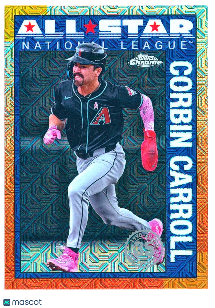 ⚾️ 2025 Topps Series 2 #90ASC-13 Chrome Silver Pack All-Star Mojo Corbin Carroll