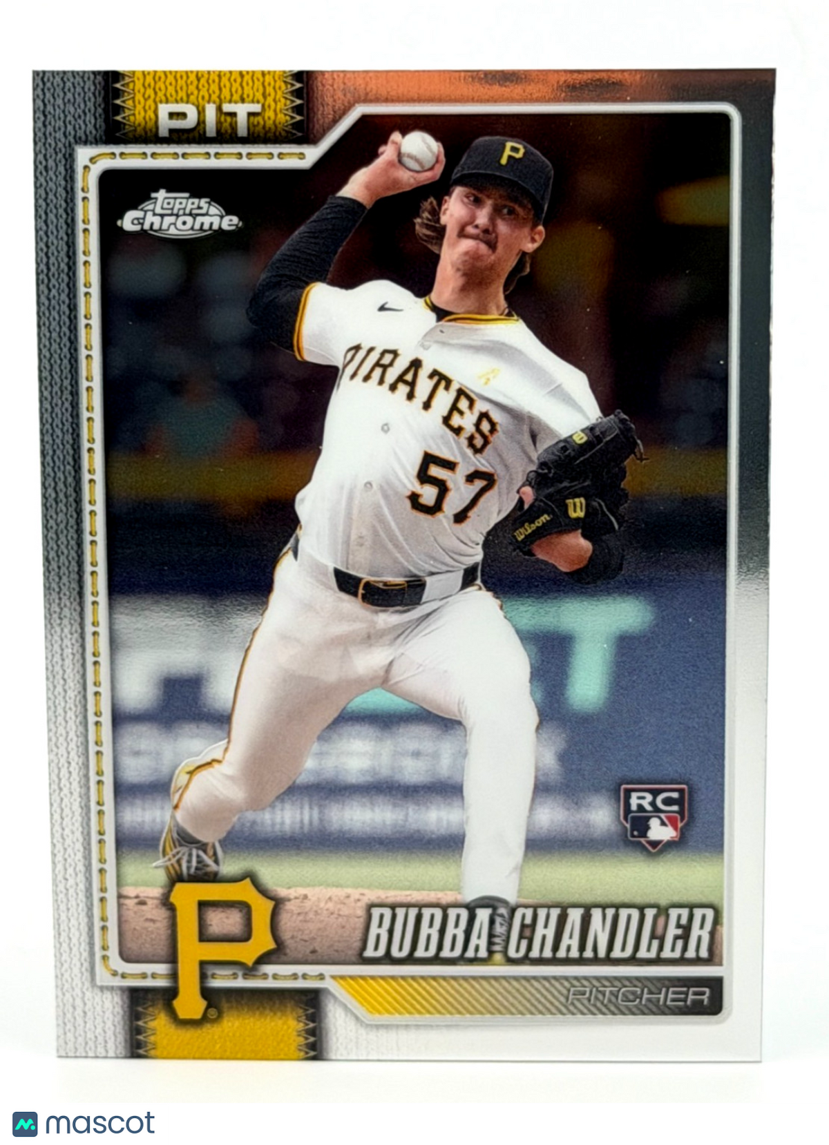 2026 Topps Chrome #93 Bubba Chandler RC Rookie - Pirates