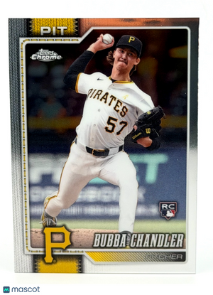 2026 Topps Chrome #93 Bubba Chandler RC Rookie - Pirates
