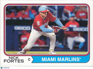 2023 Topps Heritage High Number - #509 Nick Fortes