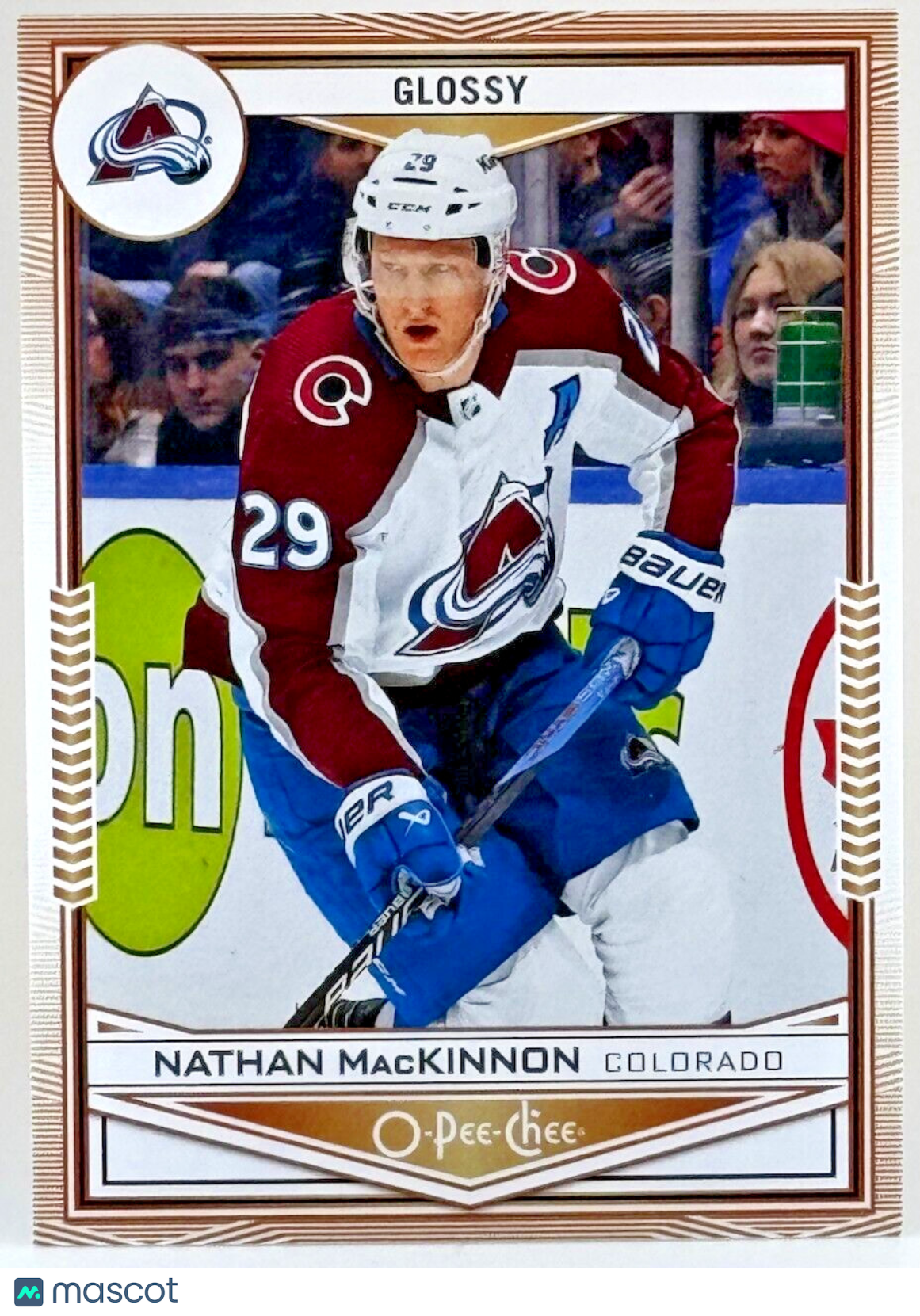 🏒2024-25 Upper Deck Series 1- O-Pee-Chee Glossy #OG-25 Nathan MacKinnon
