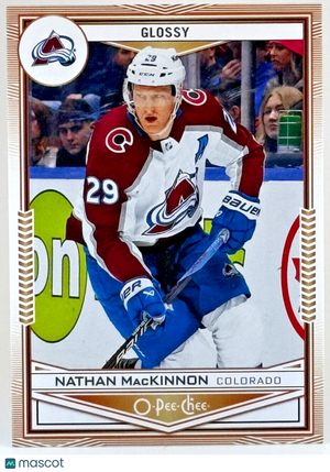 🏒2024-25 Upper Deck Series 1- O-Pee-Chee Glossy #OG-25 Nathan MacKinnon