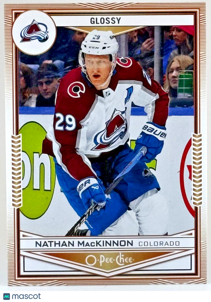 🏒2024-25 Upper Deck Series 1- O-Pee-Chee Glossy #OG-25 Nathan MacKinnon