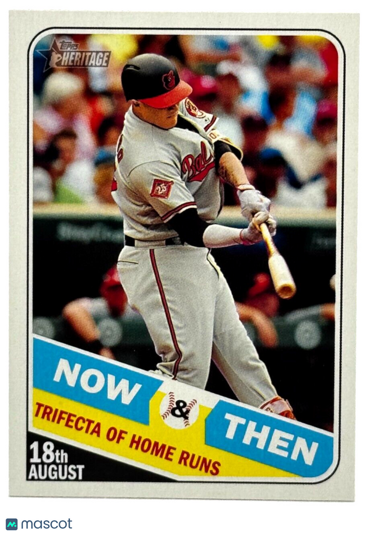 ⚾️ 2018 Topps Heritage HN #NT-1 Now & Then - Manny Machado - 3 HR Game