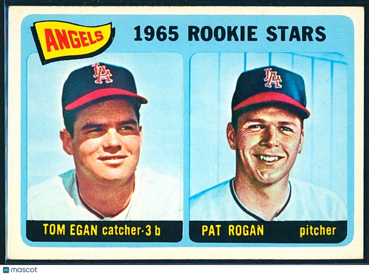 ⚾️ 1965 Topps - 1965 Rookie Stars Tom Egan, Pat Rogan #486 (RC) EX-NM