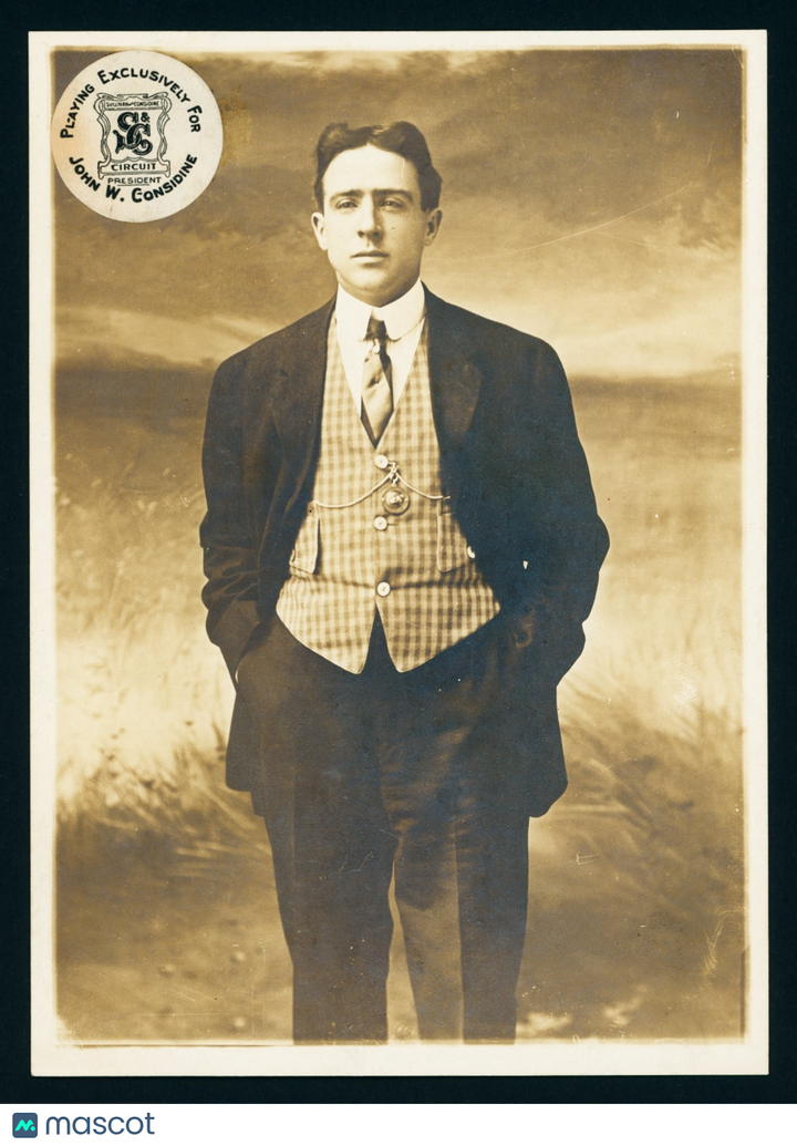 1910's Vintage - Joe Tinker HOF Cubs - Type 1 Portrait - Super Rare PSA/DNA LOA