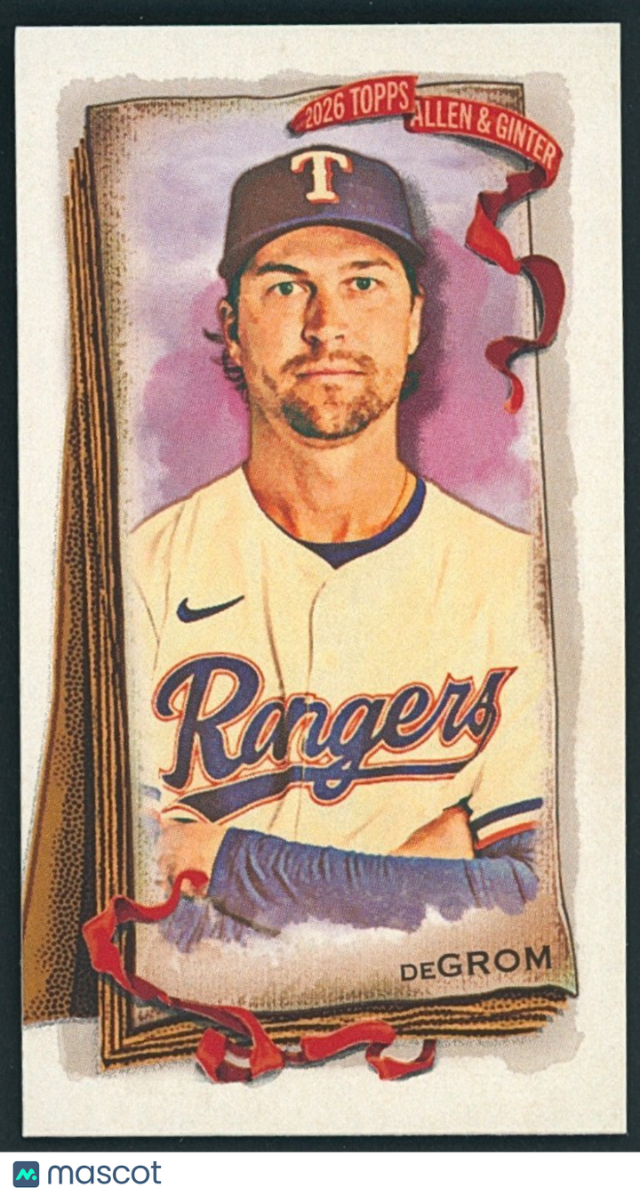 2026 Topps Allen & Ginter MINI #104 Jake DeGrom - Rangers