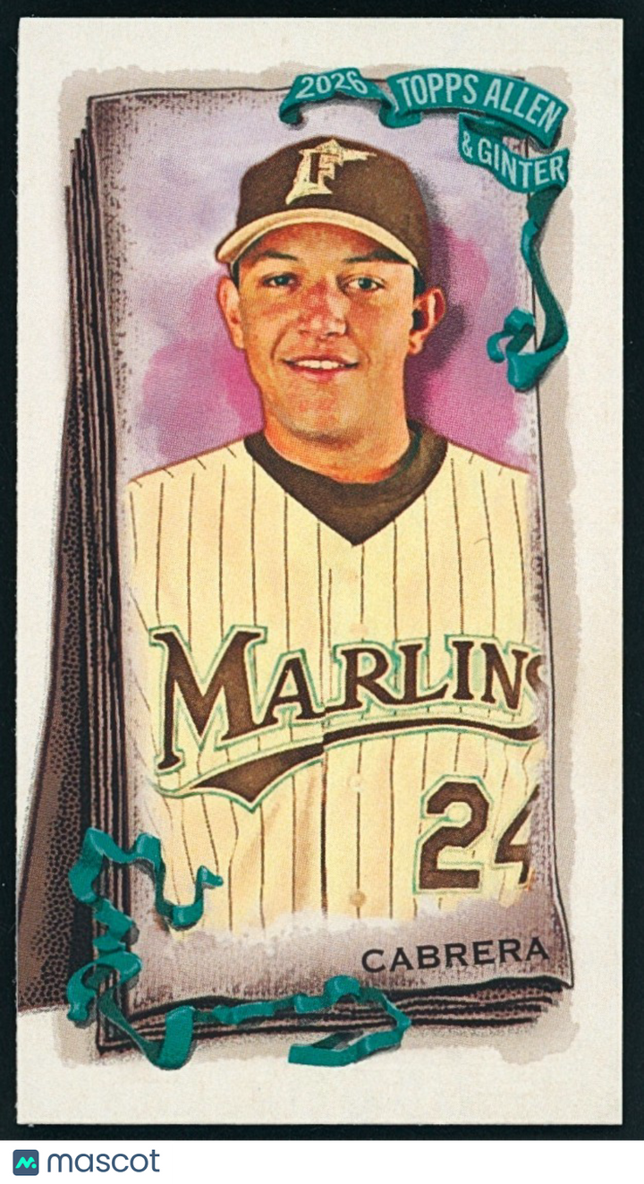 2026 Topps Allen & Ginter MINI #86 Miguel Cabrera