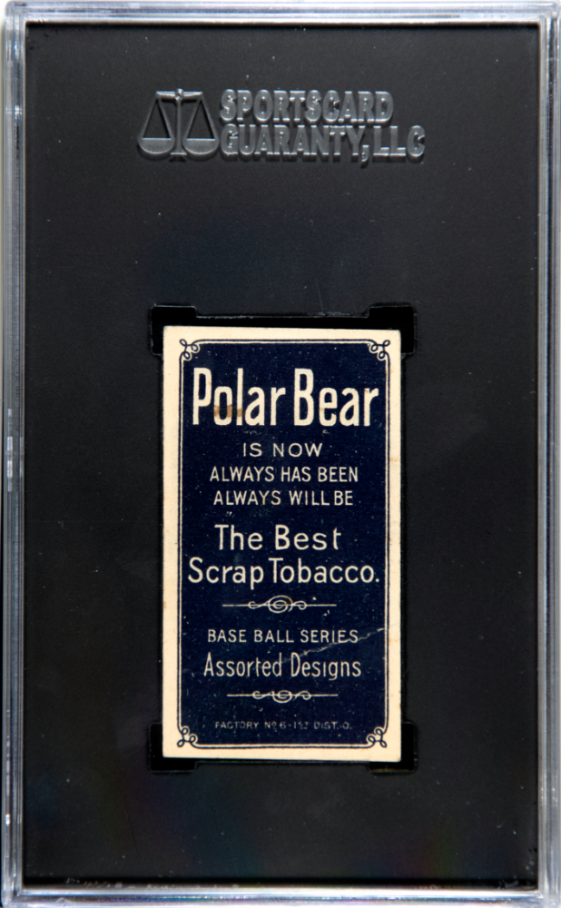 1909-11 T206 Danny Murphy Polar Bear SGC 2 Centered